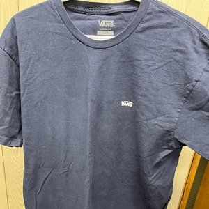 Men's Vans Navy Blue T-shirt Large